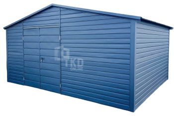Záhradný domček 5x4m – Dvojkrídlové dvere – Antracit BTX 7016 – Strecha dvojspádová (sedlová)  TKD232
